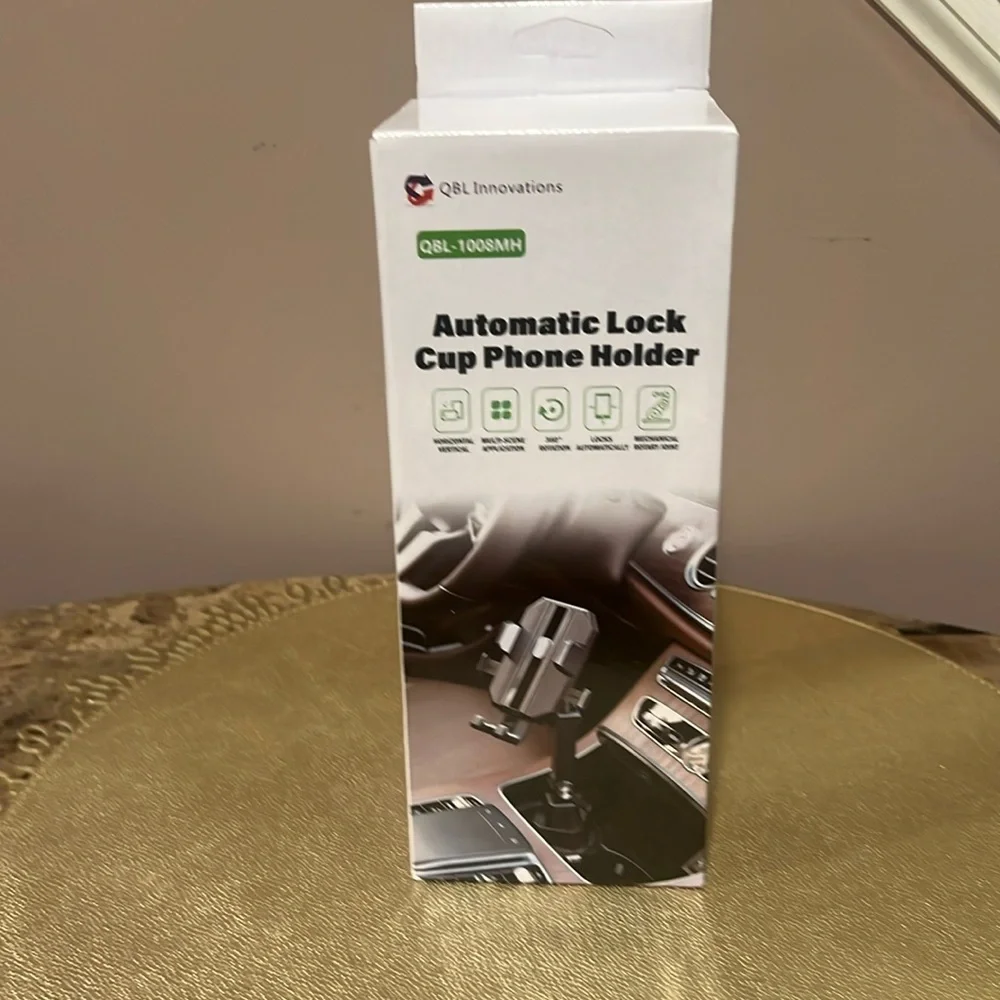 QBL Innovations Automatic Lock Cup Phone Holder